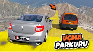 Renault Ailesi Arabalar Havuzlu Uçma Parkuruna Gidiyor - GTA 5