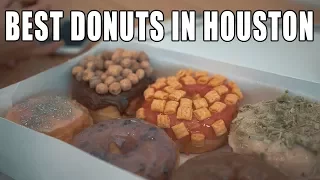 Best Donuts and Kolaches in Houston - Picking her name - Date Night