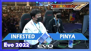 Evo 2022 Tekken 7 Pinya VS Infested - Top 16 - 1080p 60fps