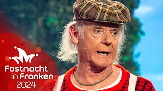 Klaus Karl-Kraus als Kioskbesitzer | Fastnacht in Franken 2024 | BR Kabarett & Comedy