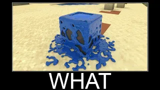 Minecraft realistic wait what meme, Lava, Water, Slime #283