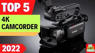 ✅Top 5 BEST 4K Camcorders 2022 [ Buyer's Guide ]