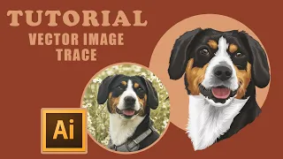 Tutorial Realistic Vector Pet Doggy | Adobe Illustrator [ TIMELAPSE ]