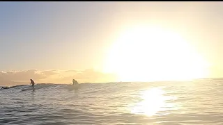 WPB - NOV 30 AM - POV longboard surfing - RAW - Go Pro Hero8 - Hawaii