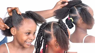 😱 Easy And Affordable Braids Hairstyle For Kids/Beautiful Back To School Braid Hairstyles