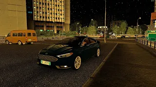 🚗 City Car Driving 1.5.8 - 2017 Ford Fusion |Ratio 18.9 |NIGHT DRIVE|