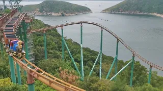 Wild West Mine Train testing, Ocean Park Hong Kong
