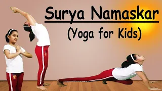 SURYA NAMASKAR FOR BEGINNERS | STEP BY STEP | Learn Sun Salutation In 3 Minutes| Simple Yoga Lessons