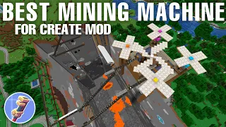 The Best Create Mod Mining Machine for 1.18 & 1.19 in 2023  | S5 Ep 21.2 - Minecraft NeverBound SMP