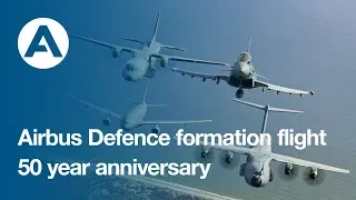 Airbus Defence family flight: 50-year anniversary of Airbus