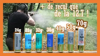 CALIBRE 12: de 24 à 70g!