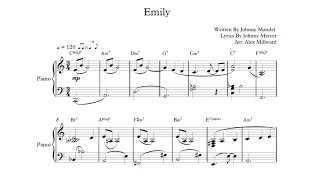 Emily | Jazz Piano Arrangement (w/ Sheet Music)