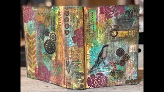 Paint an Altered Book Cover:  Pt. 1 of a New Series "Use Your Wings"