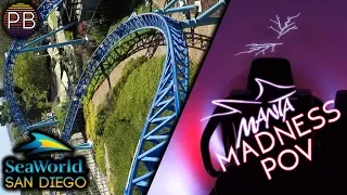 Manta Madness HD POV 2019 | Halloween Overlay Featuring Both Pre-Shows | SeaWorld San Diego