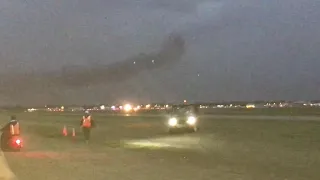 B-1 Lancer takeoff from Oshkosh 2018