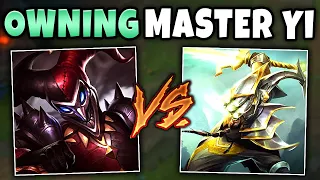 DESTROYING A MASTER YI TOP IN MASTER ELO!! - Pink Ward Shaco