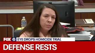 Wisconsin eye drops homicide trial; Kurczewski won't testify, defense rests | FOX6 News Milwaukee