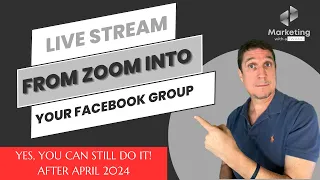 How To Live Stream From Zoom Into Your Facebook Group