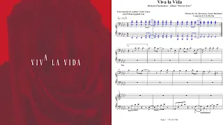 Viva la Vida - Partitura de Richard Clayderman - Álbum "FOREVER LOVE"