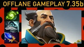 ⭐Kunkka 30+ K/A! Offlane Gameplay 7.35b - Dota 2 High MMR