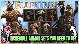 Elden Ring - 7 INCREDIBLE Armor Sets You Don't Want to Miss  - Best Armour Location Guide!