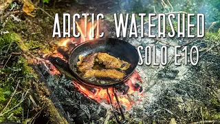 11 Days Solo Wilderness Camping in the Arctic Watershed - E10 - Making Distance & Food From the Land