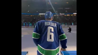 Brock Boeser First star of game