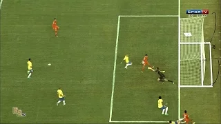 Gol - Brasil 0 x 1 Peru (gol de mão) - Copa América Centenário