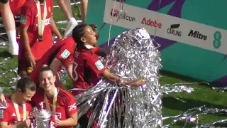 Manchester United Women Parade The F.A Cup Around Wembley Stadium After 2024 Win - Man Utd 4 Spurs 0