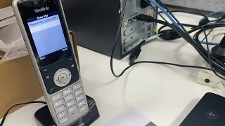 How to pair a Yealink W67P DECT handset to base station