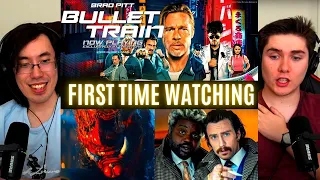 REACTING to *Bullet Train* SO GENIUS!!! (First Time Watching) Action Movies