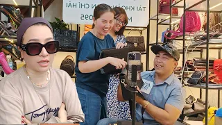Thật bất ngờ Hồng Loan live Bán túi xách 7 Màu Shop Bun Bun Cười Đau bụng