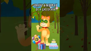 🥳Cat singing happy birthday meow! #happybirthday
