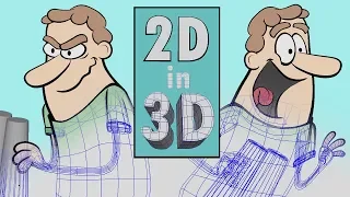 2D in 3D - Character Rig - Maya