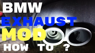 CHEAP EXHAUST MOD HOW TO ? BMW E46