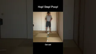 Hop! Step! Poop! ~false pooping~