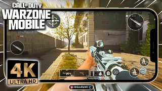 WARZONE MOBILE IN 4K - M4 - MAX GRAPHICS GAMEPLAY 60 FPS