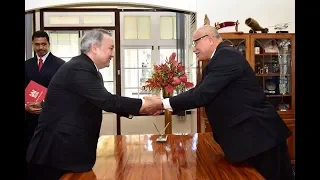 Fijian President officiates at the swearing in of non-resident Honorable Justice