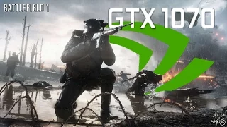 Battlefield 1 Gameplay Max Settings GTX 1070