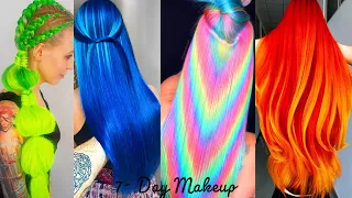 Top 10 Amazing Hair Color Transformation For Long Hair!Rainbow Hairstyle Tutorials Compilations 2020