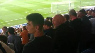 Leeds Fans South Upper Chants At Elland Road