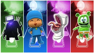 Tv Man Titan  💥 Pocoyo 💥 Toilet Eater 💥 Gummy Bear  💥 Who's winning? 🏆😃