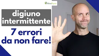 7 errori da evitare se fai digiuno intermittente