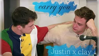 → Justin Foley and Clay Jensen - ♪carry you ♪