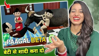 बीटू और काजल का प्यार 😂PAAGAL BETA 6 | Jokes | CS Bisht Vines Desi Comdey Video Reaction