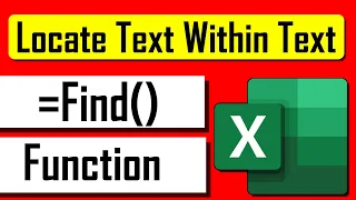 How to Use FIND Function in Excel