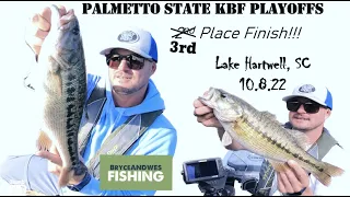 Lake Hartwell SC Palmetto Cup Playoffs!!! 3RD PLACE FINISH / Hartwell October Fall Fishing / 10.8.22