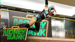 Asuka dives into the WWE Headquarters lobby: WWE Money in the Bank 2020 (WWE Network Exclusive)