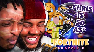 Agent 00 Plays New Fortnite with Chrisnxtdoor : Funniest Due Ever