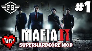 Mafia 2 - SUPERHARDCORE MOD (1 HP, žádný HUD, méně nábojů, ...) | #1 | @FlyGunCZ